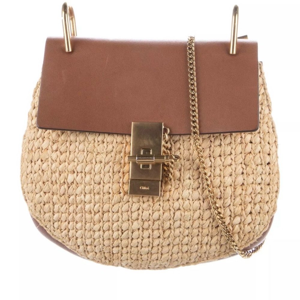 Chloé Straw Crossbody bag EUC